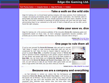 Tablet Screenshot of edgeongaming.com